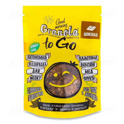 Гранола Good Morning To Go з шоколадом 140г