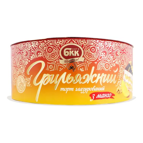 Торт глазурований з манго Грильяжний БКК 850г