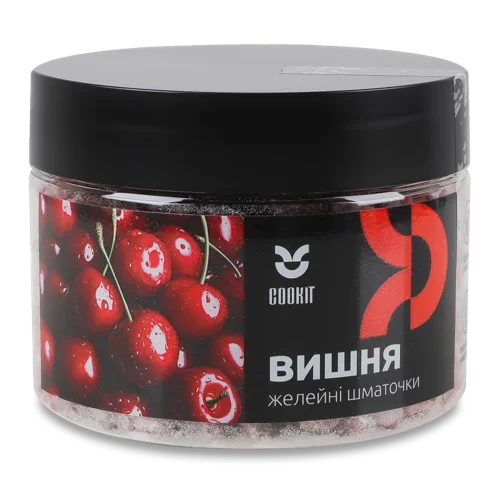 Желейні Шматочки Вишня Cookit, В/ґ, п/б 140г