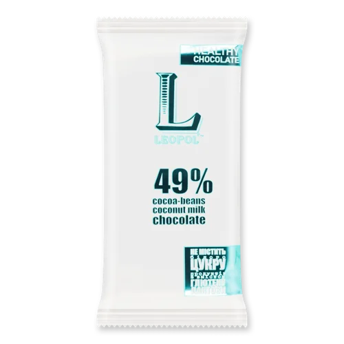 Шоколад Молочний 49% Вищого Ґатунку Leopol, 25г