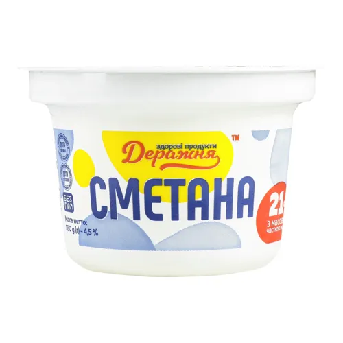 Сметана 21% Деражня ст 180г