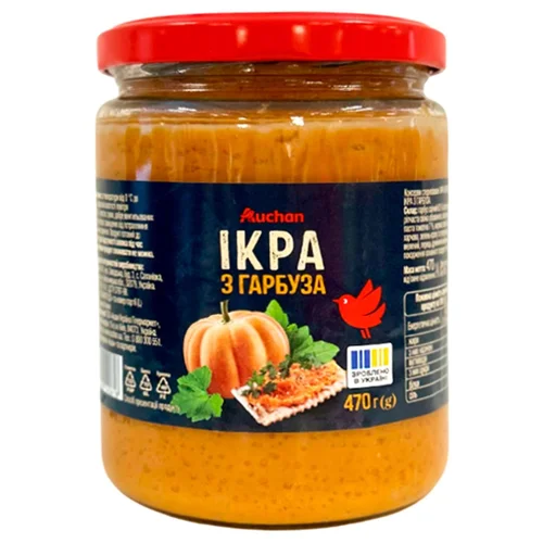 Ікра з гарбуза Auchan 470г