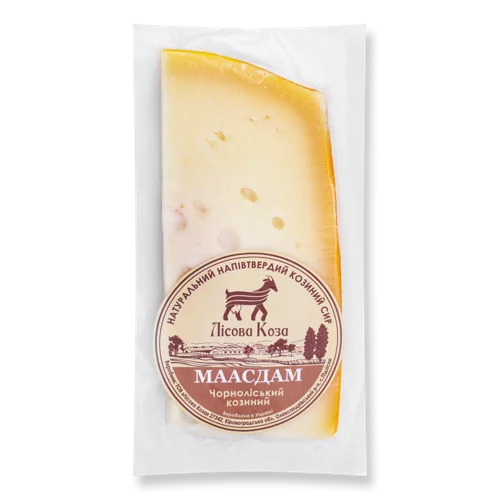 Сир Напівтвердий Козиний Маасдам Чорноліський, кг