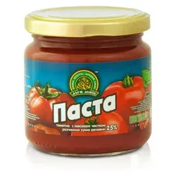 Паста Дари Ланів томатна несолона вищого ґатунку 25%, 200г