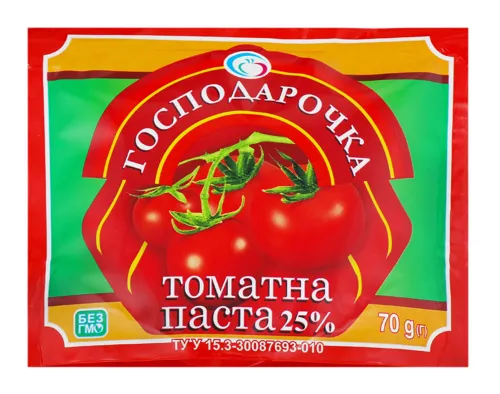 Паста томатна 25% Господарочка д/п 70г