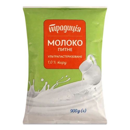 Молоко Ультрапастеризоване 1% К/У 900 Г Традиція