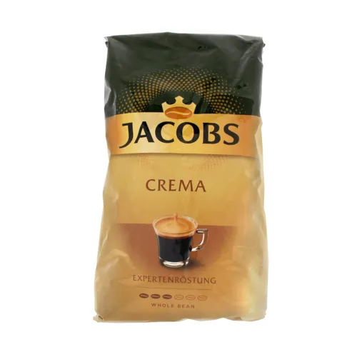 Кава натуральна смажена в зернах Crema Jacobs м/у 1кг