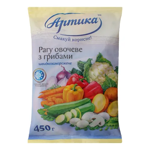 Рагу овочеве з грибами заморожене Артика м/у 450г