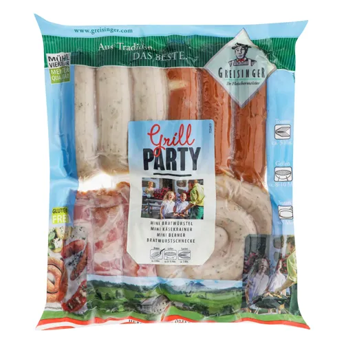 Набір сосисок для гриля Грільпаті Greisinger вищого ґатунку 450г