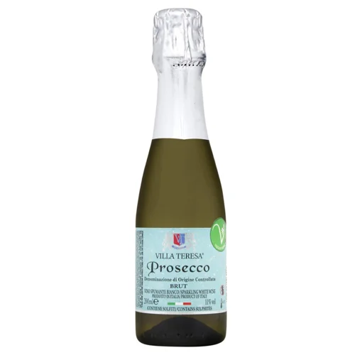 Вино ігристе Villa Teresa Spumante Prosecco DOC біле брют 11% 200мл