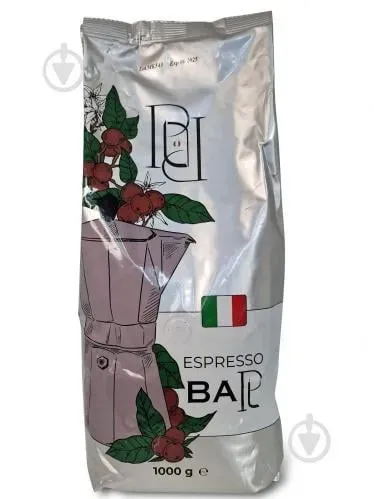 Кава смажена в зернах ESPRESSO BAR 1кг ТМ Romeo Rossi