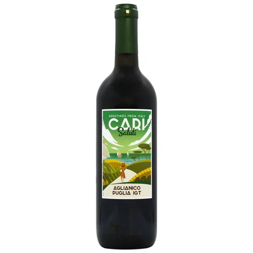Вино Cari Saluti Aglianico червоне сухе 13% 0,75л