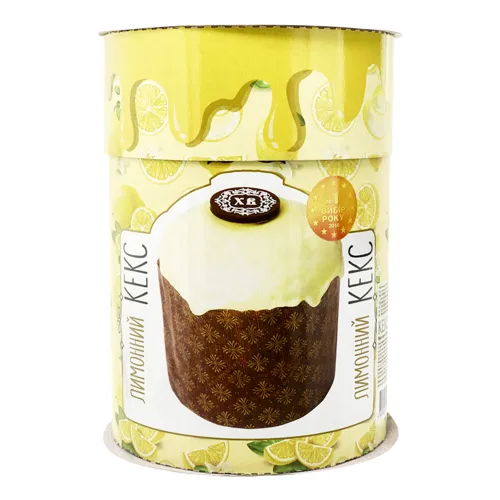 Кекс лимонний «Київхліб» тубус 350г