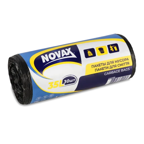 Пакети Для Сміття 35л Novax, 30шт