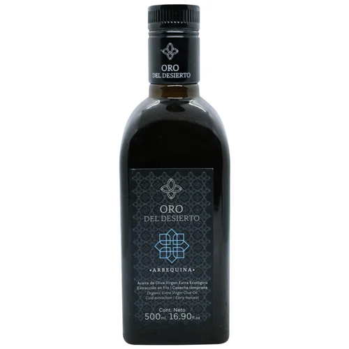 Олія оливкова Oro del Desierto Arbequina Extra Virgin органічна 0,5л