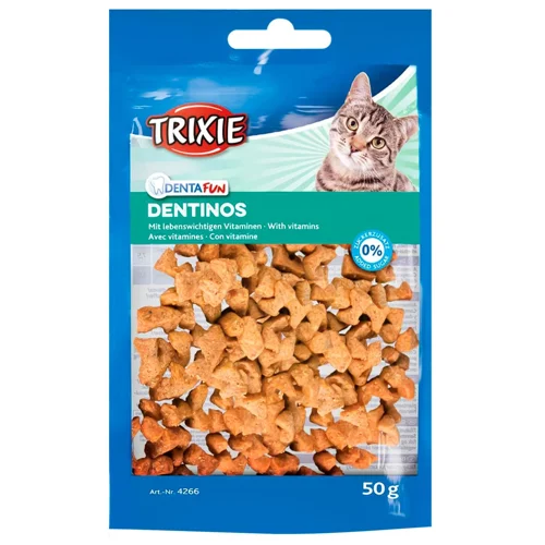 Ласощі для котів Trixie Denta Fun Dentinos для здоров'я зубів 50г