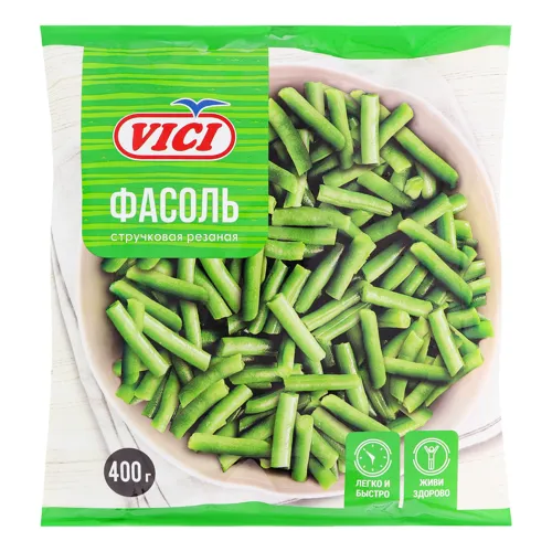 Квасоля спаржева порізана глибокого заморожування Vici м/у 400г