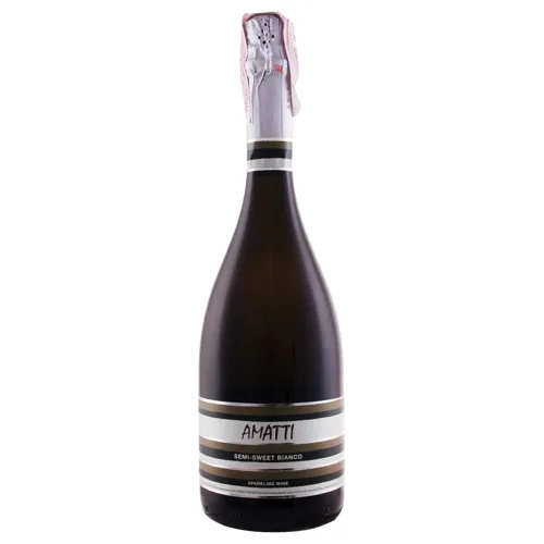 Вино ігристе Amatti напівсолодке біле 10,0-13,5% 0,75л x3