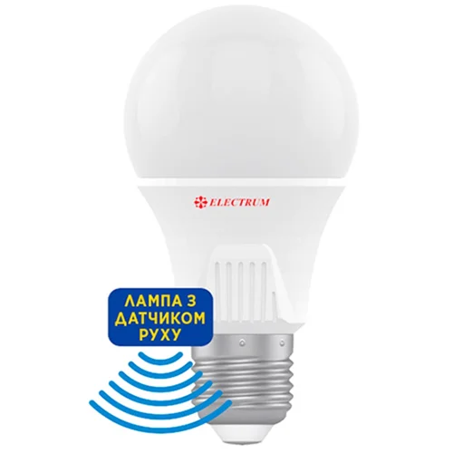 Лампа світлодіодна Electrum Elegant A60 10W Е27 4000 з датчиком