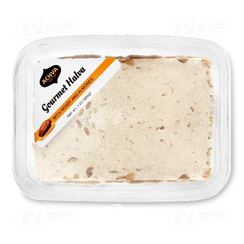 Халва Achva кунжутна з мигдалем і медом, 200г