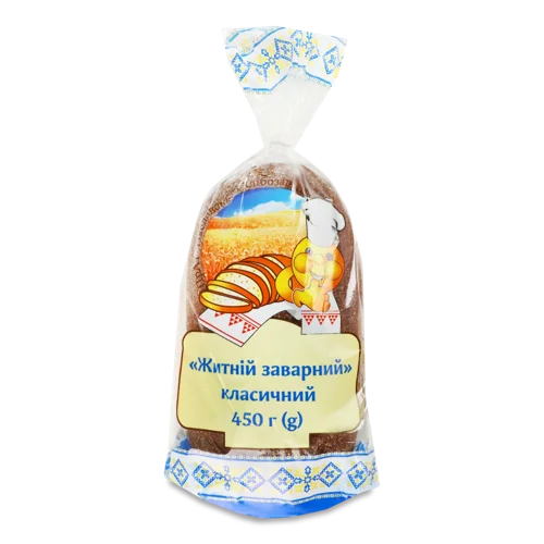 Хліб Житній Заварний, ПрАТ Ізяславський Хлібозавод, м/у 0.45кг