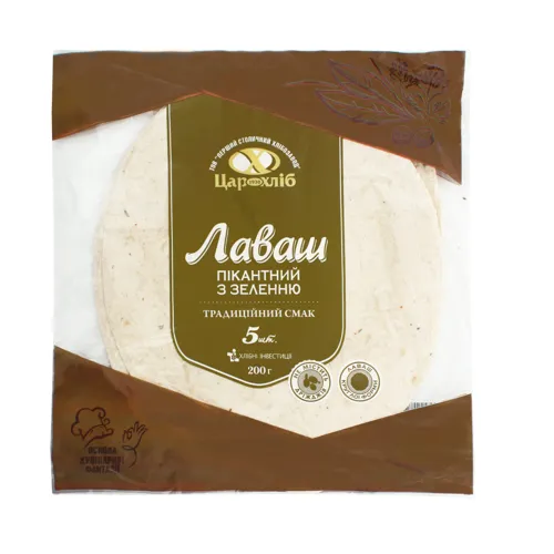 Лаваш Пікантний з зеленню Цархліб м/у 5х40г