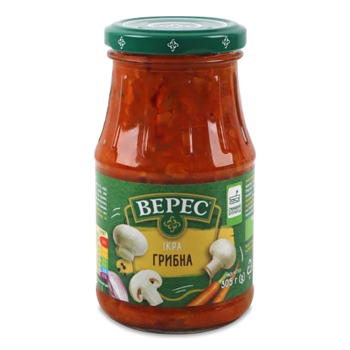 Ікра Грибна Верес В/ґ Скляна Банка 305г
