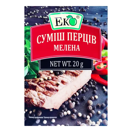 Суміш перців мелена Еко м/у 20г