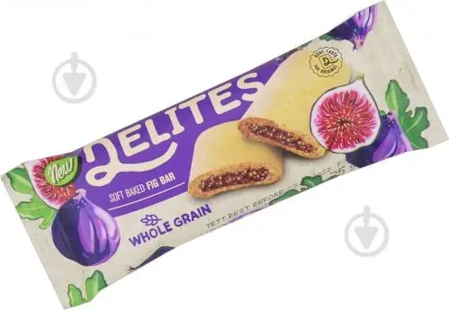 Печиво-батончик з інжирною начинкою «Delites» 25г