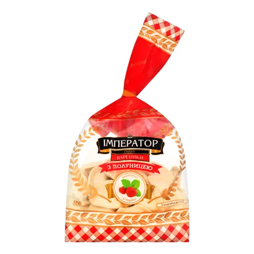 Вареники з полуницею Імператор смаку м/у 600г