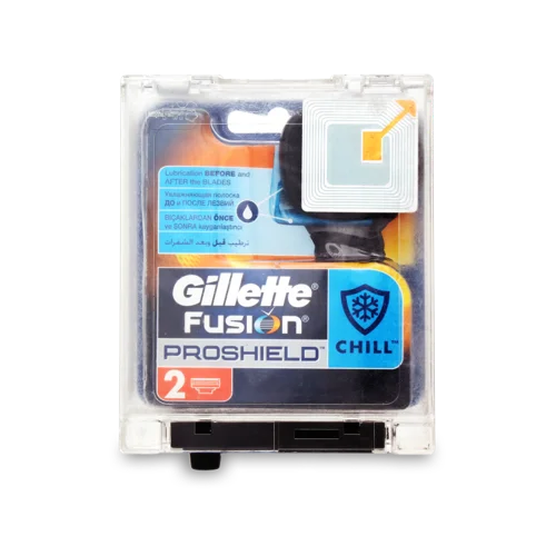 Гігієнічна Бритва Gillette Fusion ProShield Chill, змінні касети, 2 шт