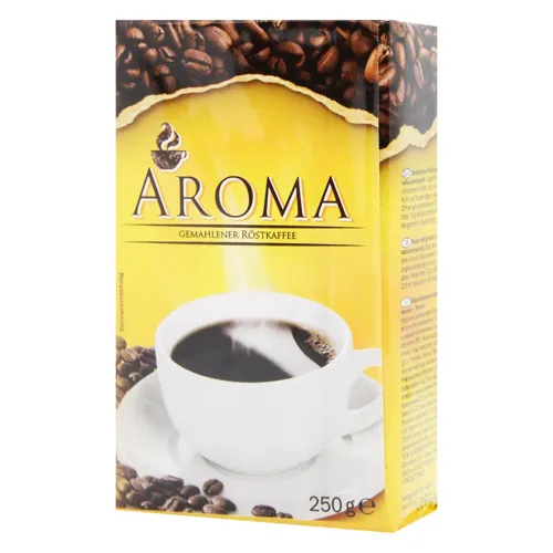 Кава смажена з кофеїном мелена SL Kaffee Aroma 250г