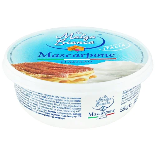 Сир la Malga Bianca Mascarpone 75% 250г