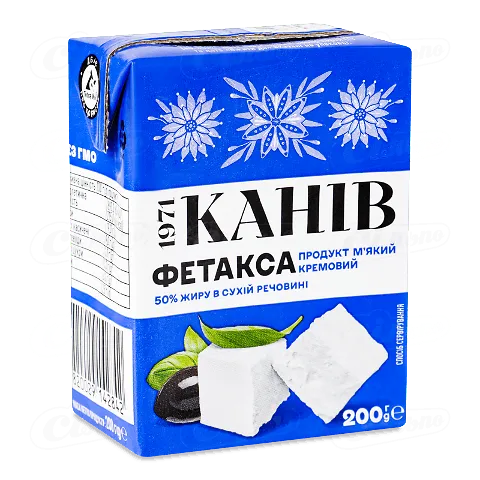 Продукт кремовий «Канів 1971» «Фетакса» м'який 50%, 200г