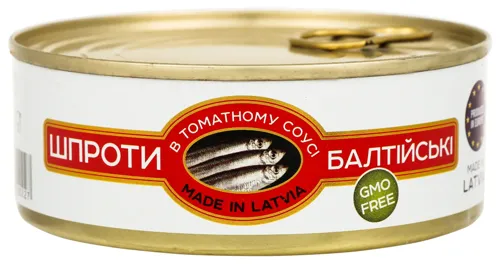 Шпроти в томатному соусі Балтійські Banga з/б 240г