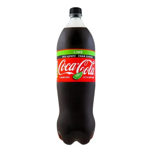 Напій безалкогольний Coca-Cola Zero Lime сильногазований безкалорійний 1.5л