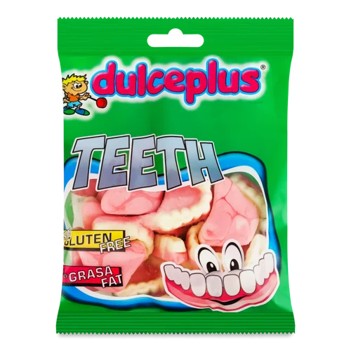 Жувальні Цукерки Teeth Dulceplus, вищого ґатунку, 100г