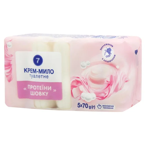 Крем-мило 7  Протеїни шовку 5х70г