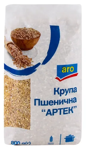 Крупа пшенична «Артек» Aro м/у 800г