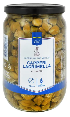 Каперси у винному оцеті Lacrimella Metro Chef с/б 680г