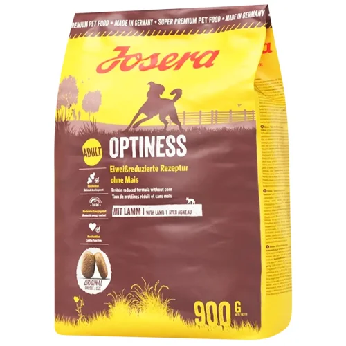 Корм сухий Josera Optiness з ягням для собак 900г
