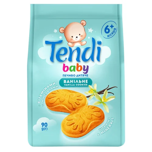 Печиво Tendi Baby Ванільне з 6 місяців 90г