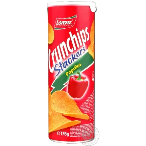 Чіпси картопляні Lorenz Crunchips Паприка 175г