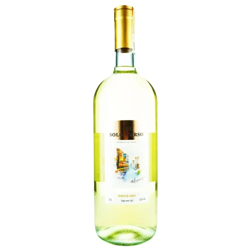 Вино Solo Corso біле сухе 11,5% 1,5л