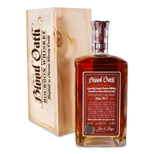 Віскі Blood Oath Bourbon Whiskey Вищого Ґатунку Pact No.9 LE, 0.7л