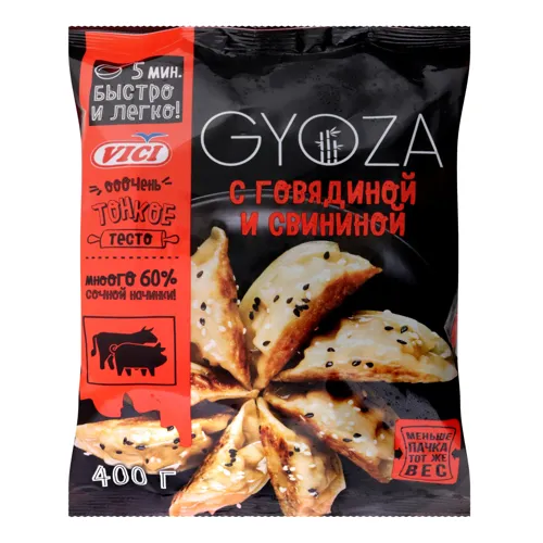 Гіоза з яловичиною та свининою Vici м/у 400г