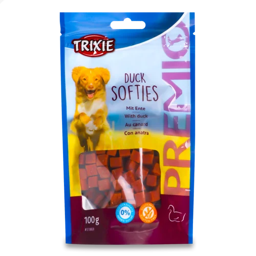 Ласощі Для Собак З Качкою Softies Trixie, Натуральна Оболонка, 100г