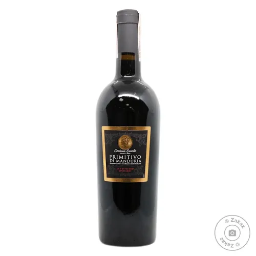 Вино Contessa Carola Primitivo di Manduria червоне сухе 14,5% 0,75л