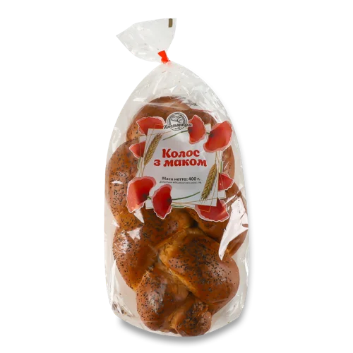 Хліб Колос З Маком, в/ґ, 400г