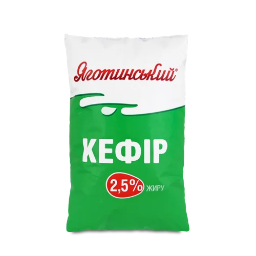 Кефір 2.5% Яготинський п/е, 900г